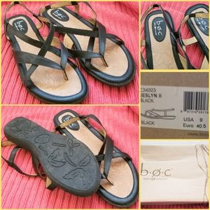 BORN SANDALS SIZE 9 EXCELLENT PRE-OWNED CONDITION